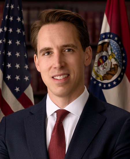 Photo of Senator Josh Hawley